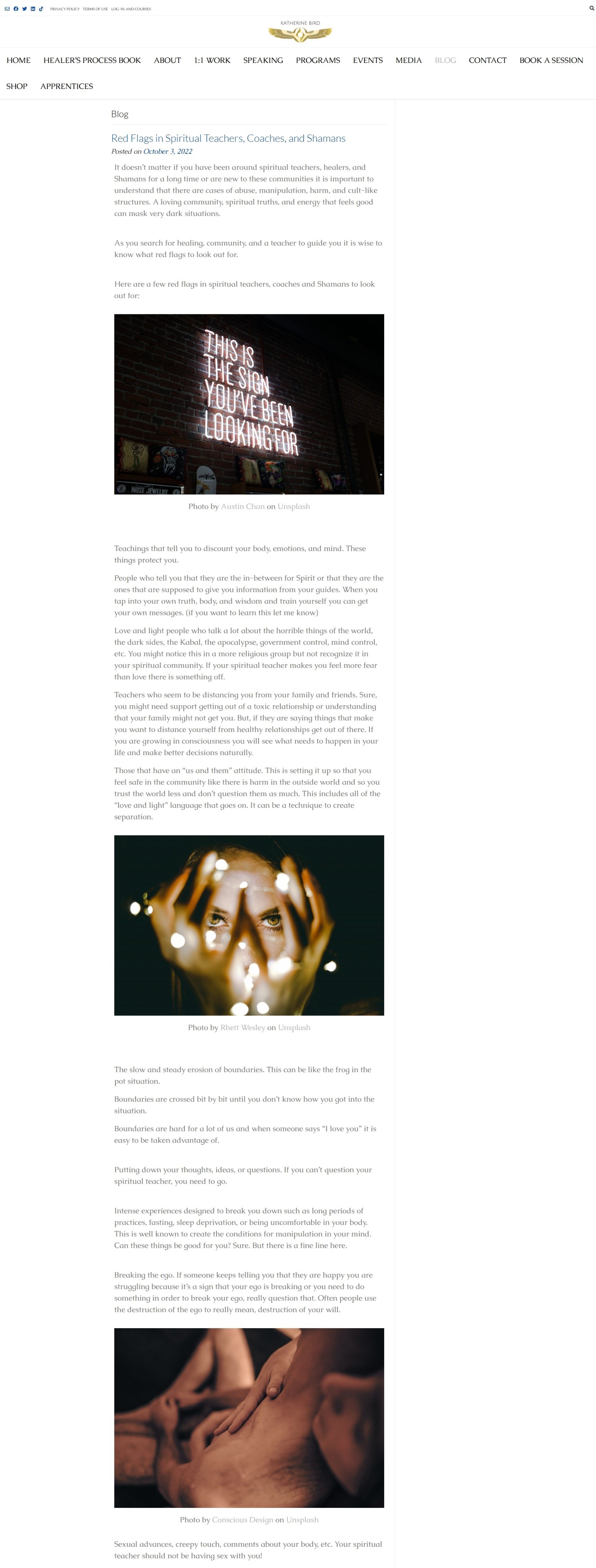 Blog katherinebird.com Betra Web - Betra Web