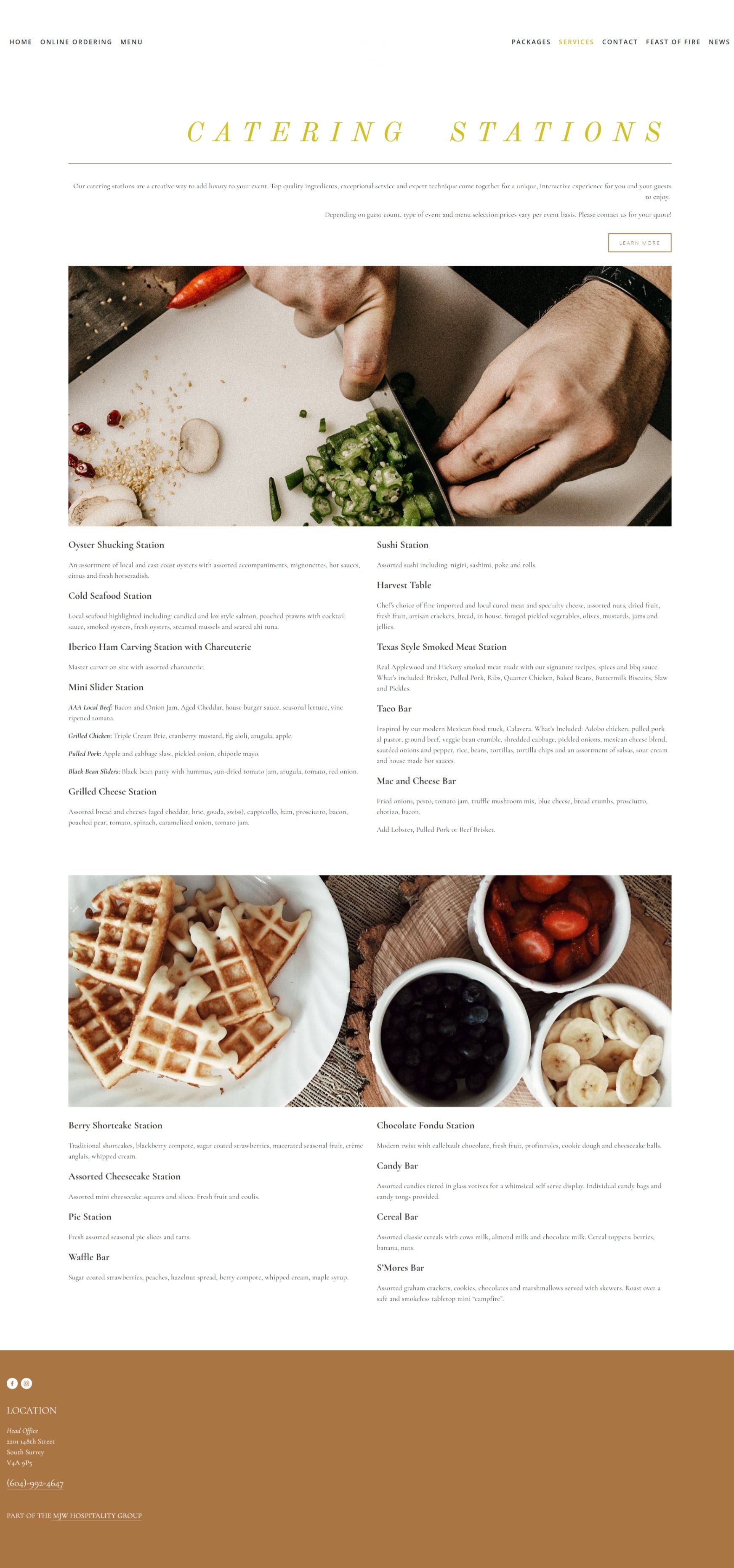 Catering Stations sheilascatering.com Betra Web - Betra Web