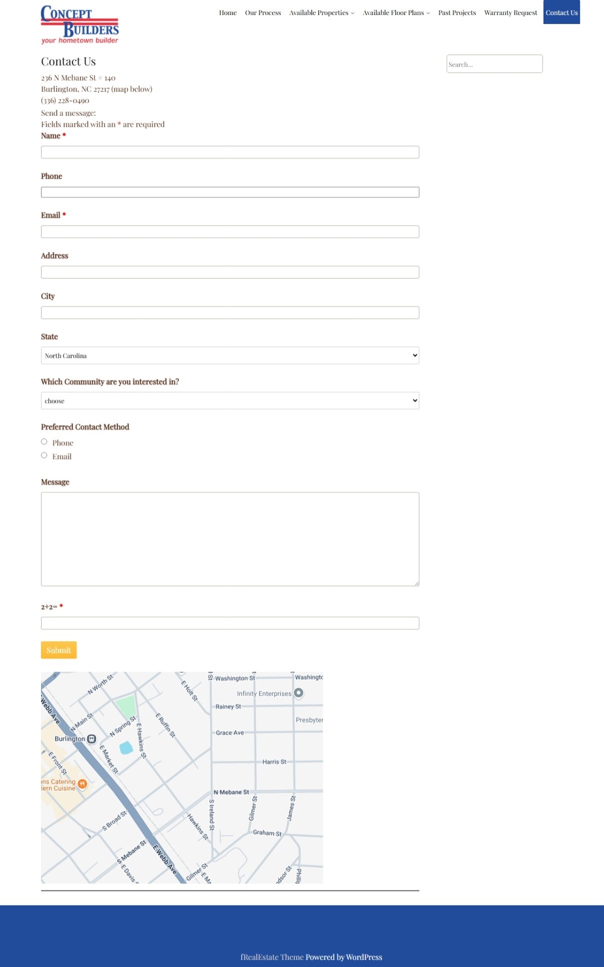 Contact Us conceptbuilders.net Betra Web - Betra Web