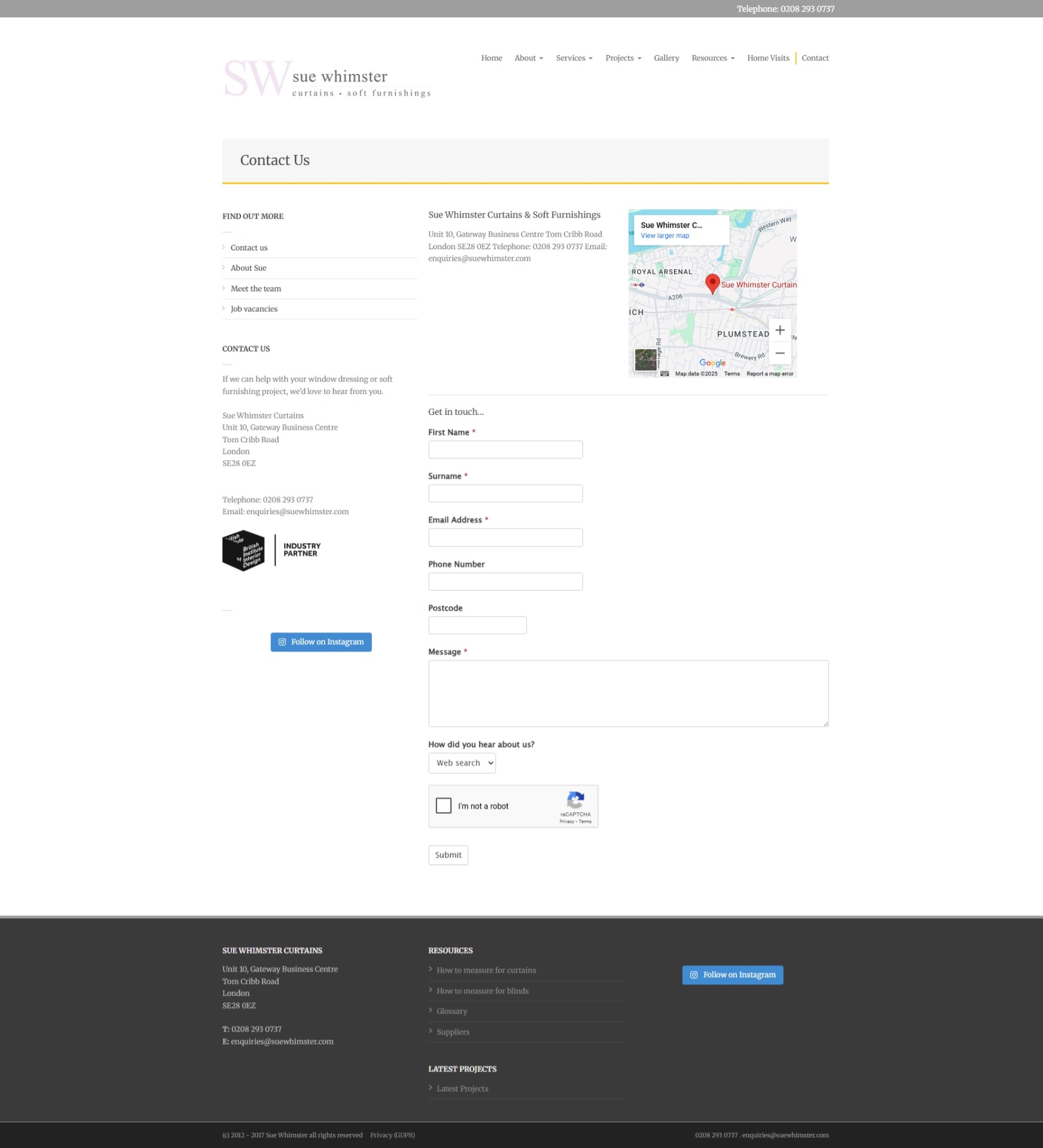 Contact Us suewhimster.co .uk Betra Web - Betra Web