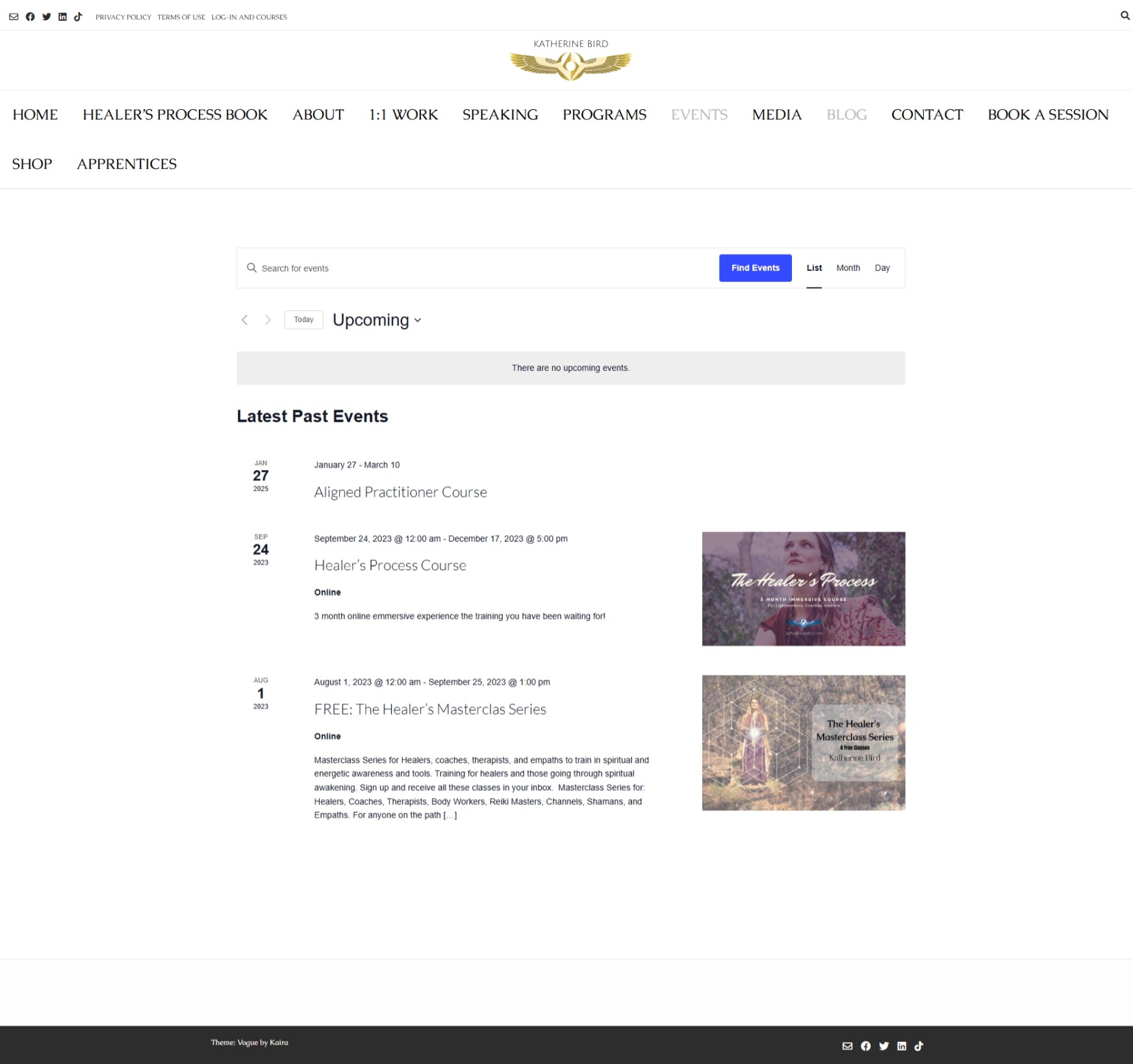Events katherinebird.com Betra Web - Betra Web
