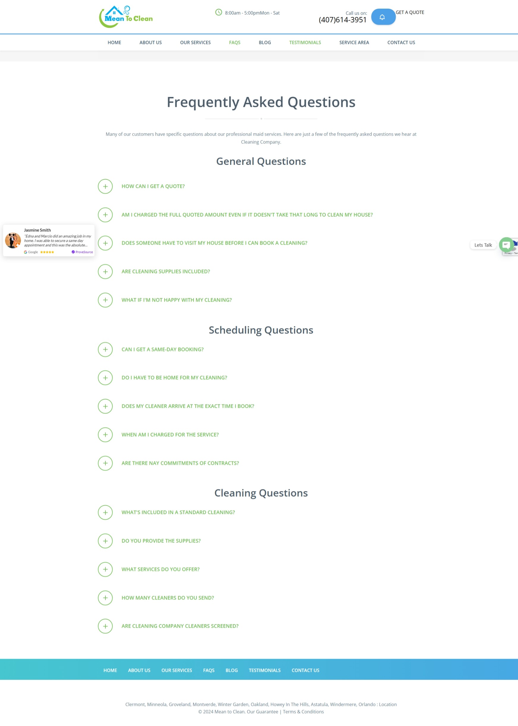 FAQ meantoclean.com Betra Web - Betra Web