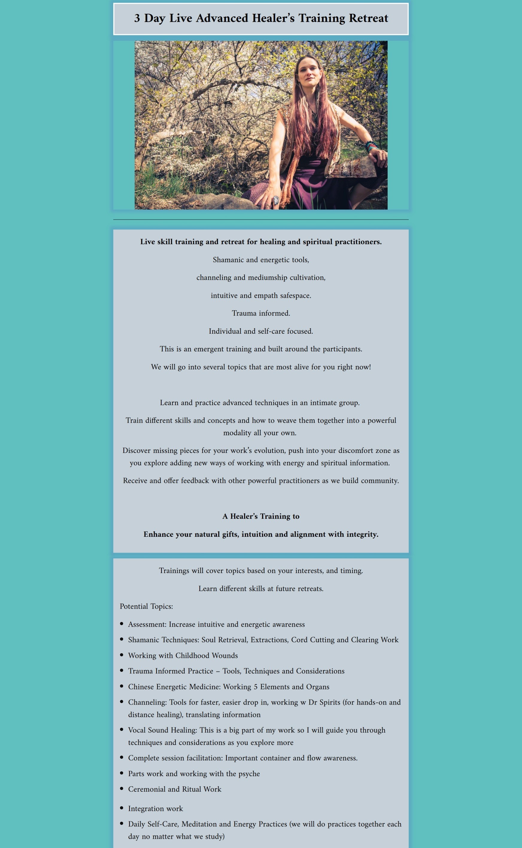 Healers Training katherinebird.com Betra Web - Betra Web