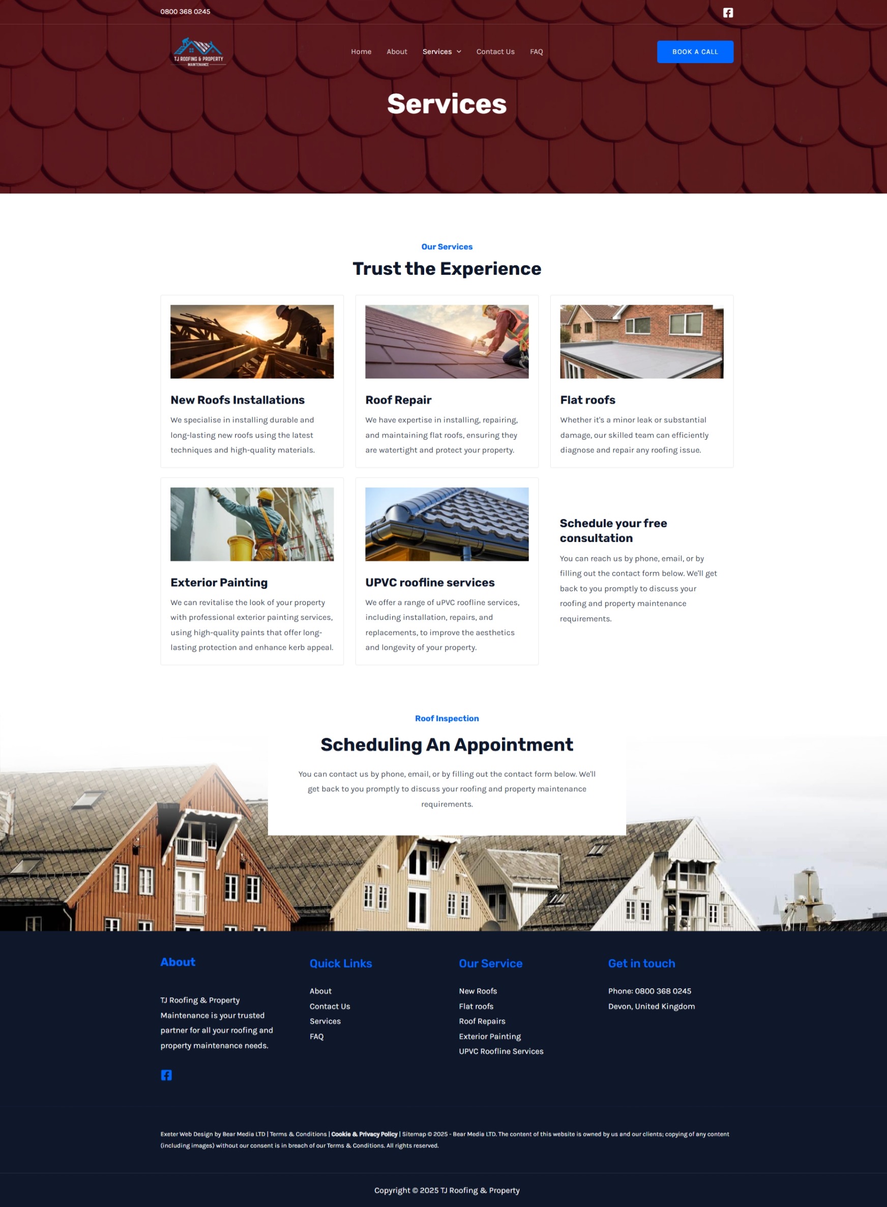 Services tj roofing.com Betra Web - Betra Web