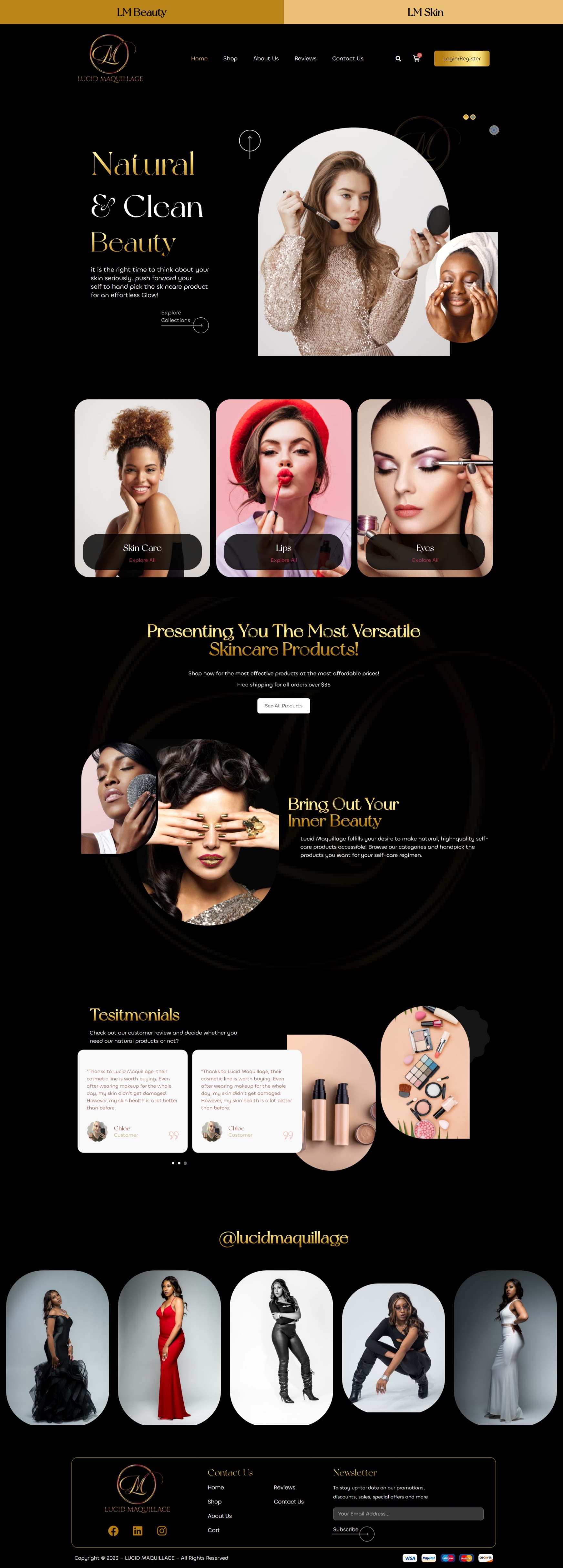 Home Page lucidmaquillage.com Betra Web 1 - Betra Web
