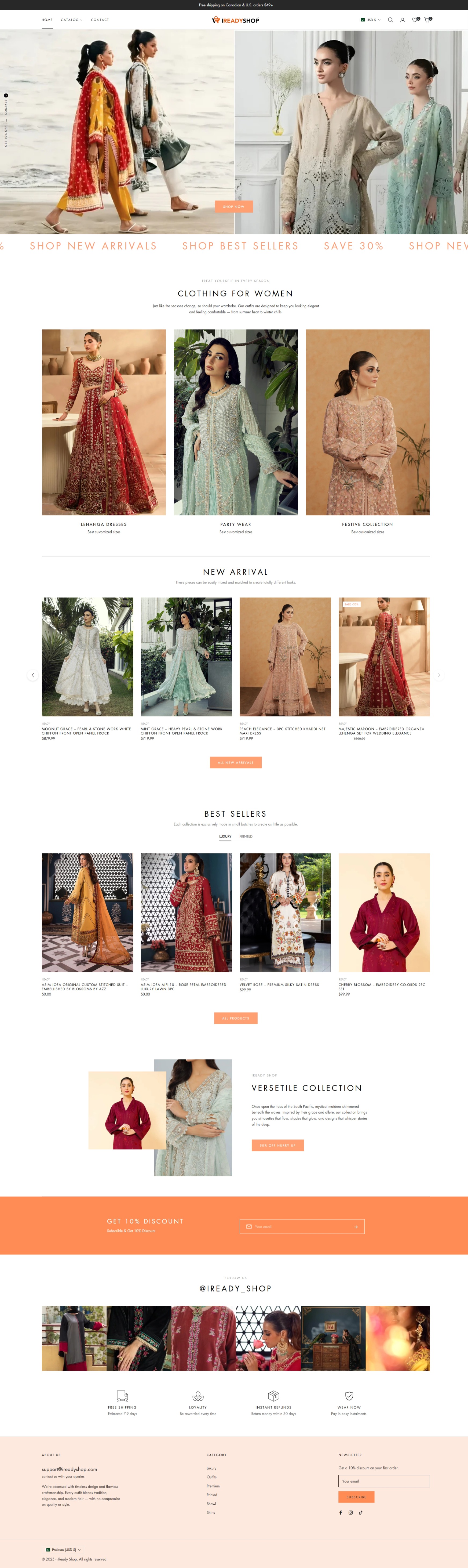 Homepage ireadyshop.com Betra Shop 1 - Betra Web